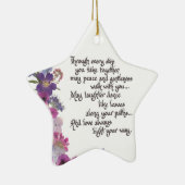 Weddenschap of Verloving Gift Keramisch Ornament (Rechts)