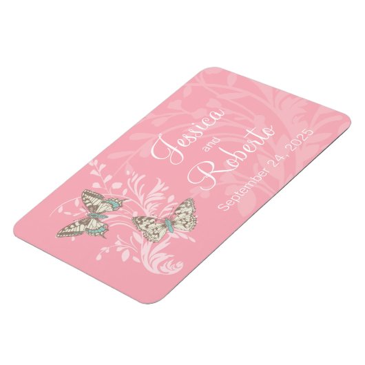 Weddenschap om de datum te bewaren die de vlinder  magneet (Linkerzijde)