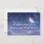 Weddenschap onder de algemene sterrenkaart bedankkaart (Voorkant)