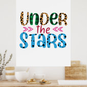 Weddenschap onder de ster poster (Keuken)