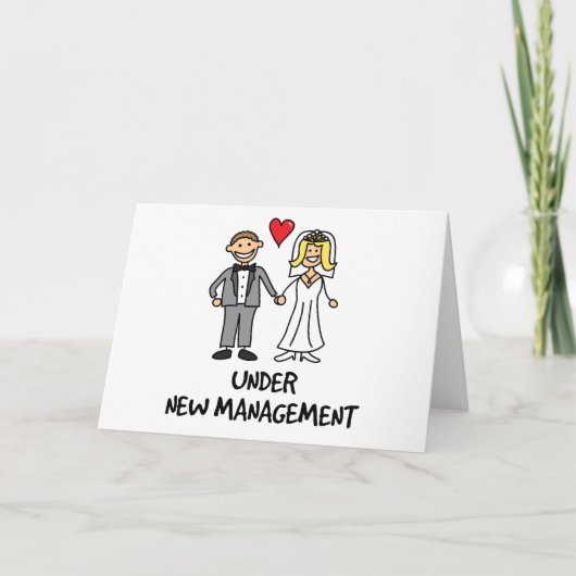 Weddenschap - onder nieuw beheer kaart (Voorkant)