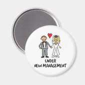 Weddenschap - onder nieuw beheer magneet (Voorkant / Achterkant)