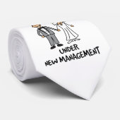 Weddenschap - onder nieuw beheer stropdas (Opgerold)