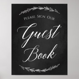 Weddenschap - Onderteken ons bord van het bord van Poster