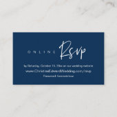 Weddenschap Online RSVP, Casual kaart (Voorkant)