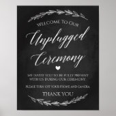 Weddenschap - Ontgrendeld ceremonie-bord Poster (Voorkant)