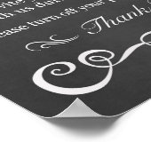 Weddenschap - Ontgrendeld ceremonie-bord Poster (Hoek)