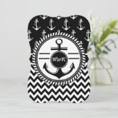 Weddenschap op een schip of een boot Nautical Anch Kaart (Staand voorkant)