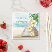 Weddenschap op het strand | Personaliseren Servet (Insitu)