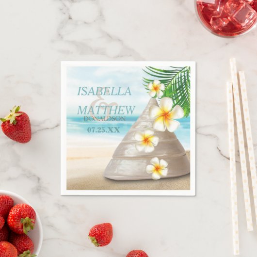 Weddenschap op het strand | Personaliseren Servet (Insitu)