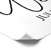 Weddenschap op roze Vrijgezellenfeest Poster (Hoek)