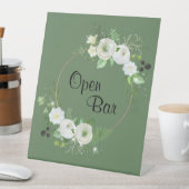 Weddenschap Open Bar Dedestal Sign Reclamebord Met Voetstuk (Insitu)