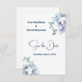 Weddenschap Opslaan Datum uitnodiging (Voorkant / Achterkant)