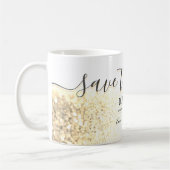 Weddenschap Opslaan Datum uitnodiging Koffiemok (Links)