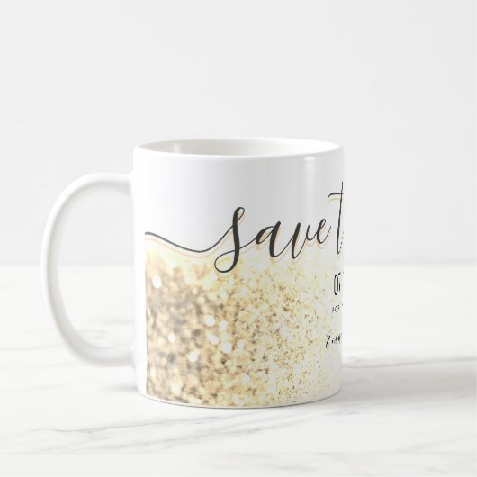 Weddenschap Opslaan Datum uitnodiging Koffiemok (Links)