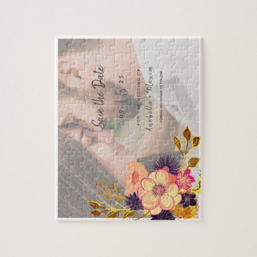 Weddenschap Opslaan Datum uitnodiging Legpuzzel (Verticaal)