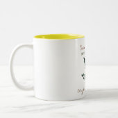 Weddenschap Opslaan Datum uitnodiging Tweekleurige Koffiemok (Links)