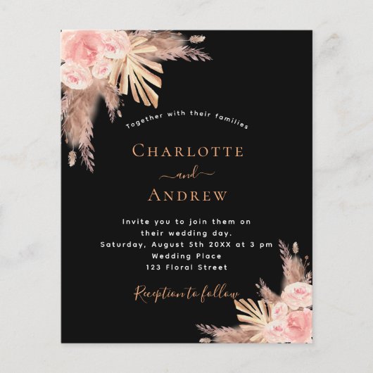 Weddenschap over de financiële uitnodiging van het flyer (Voorkant)