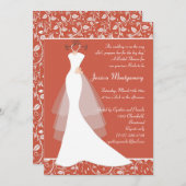 Weddenschap over donkerkoraal Vrijgezellenfeest Ui Kaart (Voorkant / Achterkant)