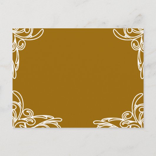 Weddenschap over een ronddraaiende hoek zwendelend uitnodiging briefkaart (Achterkant)