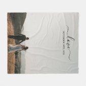 Weddenschap over het internet fleece deken (Voorkant (Horizontaal))