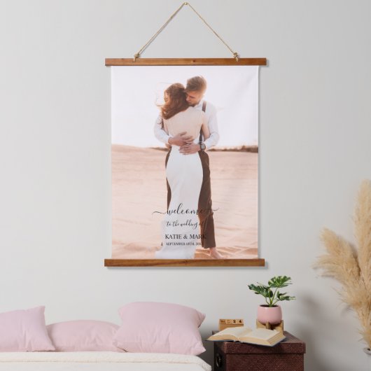 Weddenschap over het internet hangend wandkleed (Slaapkamer)