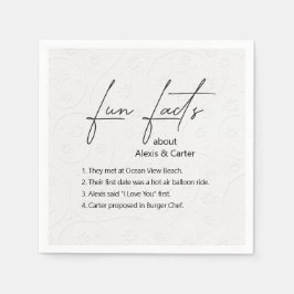 Weddenschap over ingegraven Floral design Servet