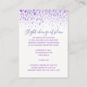 Weddenschap over paarse cascade art bijlage (Achterkant)