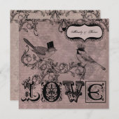 Weddenschap over Tortelduifjes Kaart (Voorkant / Achterkant)