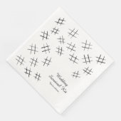 Weddenschap overlevenden Kit Paper Napkin - B Servet (Hoek)