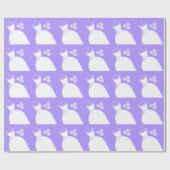 Weddenschap Paars inpakpapier (Vlak)