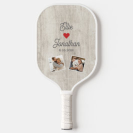 Weddenschap Paars Namen Foto's Datum Aangepaste te Pickleball Paddle