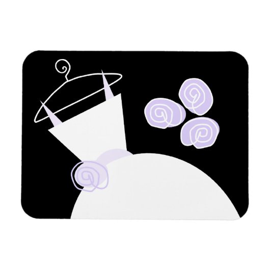 Weddenschap Paars zwart horizontaal Magneet (Horizontaal)