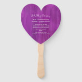 Weddenschap paarse handlangers voor modern kunstpr handwaaier (Achterkant)