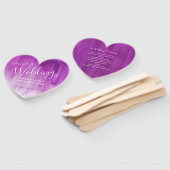 Weddenschap paarse handlangers voor modern kunstpr handwaaier (Niet-gemonteerd)