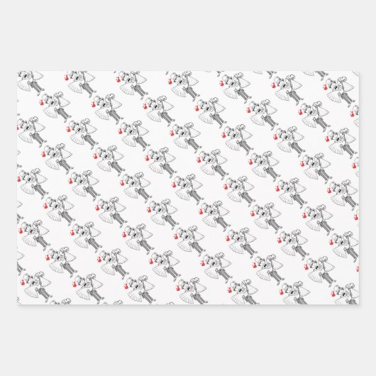 Weddenschap-papierbladen Inpakpapier Vel (Voorkant)