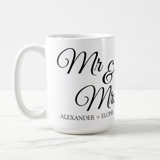 Weddenschap paren cadeautje koffie mok (Links)