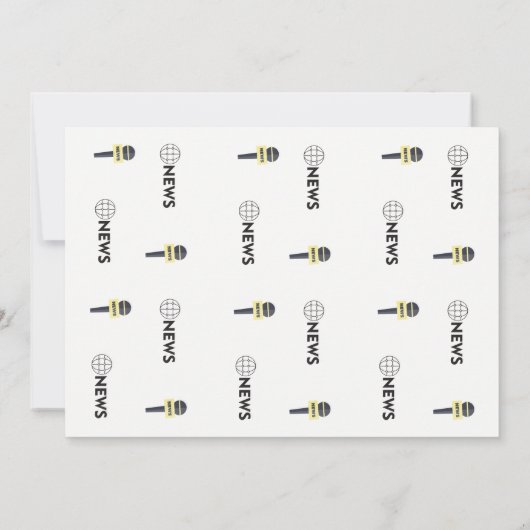 Weddenschap Partij BBQ Nieuws Kaart (Achterkant)