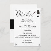 Weddenschap | Pen & Inkwell | Kleine details Informatiekaartje (Voorkant / Achterkant)