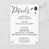 Weddenschap | Pen & Inkwell | Kleine details Informatiekaartje (Voorkant)