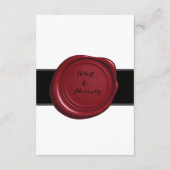 Weddenschap | Pen & Inkwell | Kleine details Informatiekaartje (Achterkant)