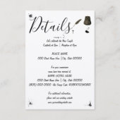 Weddenschap | Pen & Inkwell | Kleine details Informatiekaartje (Voorkant)