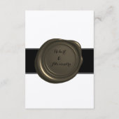 Weddenschap | Pen & Inkwell | Kleine details Informatiekaartje (Achterkant)