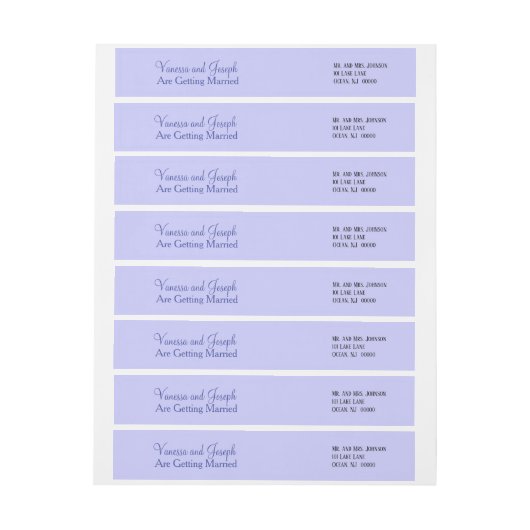 Weddenschap Periwinkle (Vel)