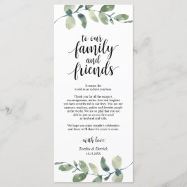 Weddenschap Plaats instelling Eucalyptus - Harteli Programmakaart