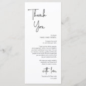 Weddenschap Plaats instelpunt inwendig Dank je kaa Programmakaart (Voorkant)