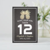 Weddenschap Plaats tabelnummer Goudananassen Kaart (Staand voorkant)