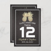 Weddenschap Plaats tabelnummer Goudananassen Kaart (Voorkant / Achterkant)