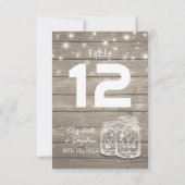 Weddenschap Plaats Tafelnummer Mason Jar Light (Achterkant)