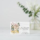 Weddenschap Planner Fotograaf Florist Chapel Visitekaartje (Staand voorkant)